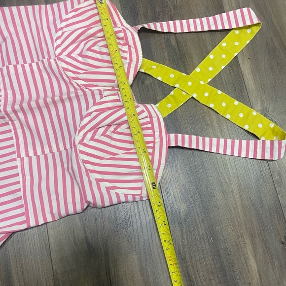 Vintage Hollister Pink and White Striped Top - Picture 2 of 5